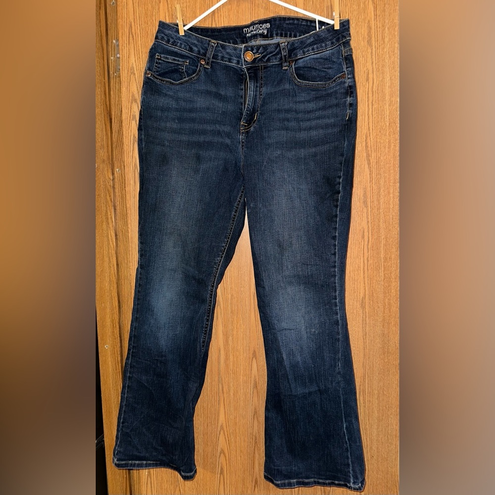 Maurice’s High Rise Curvy Jeans 16 short
